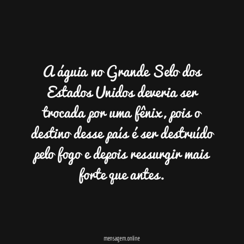 A águia no Grande Selo dos Estados Unidos