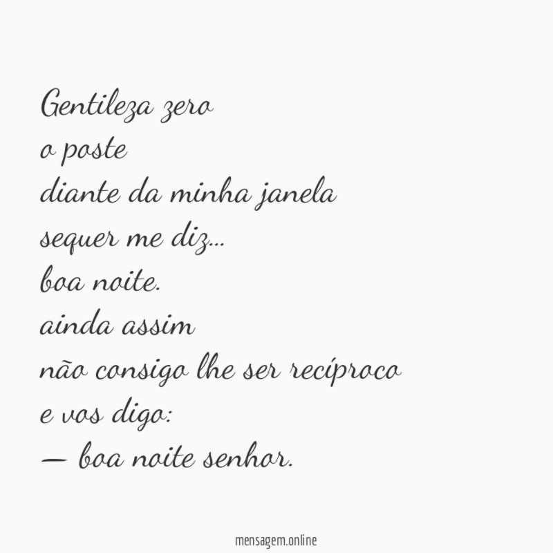 gentileza zero