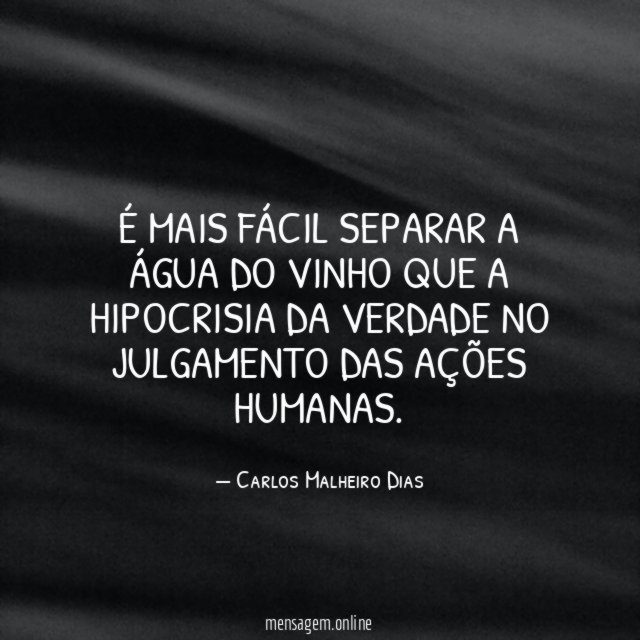 É mais fácil separar a água do vinho