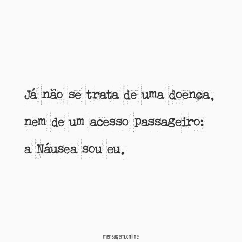 Já não se trata de uma doença