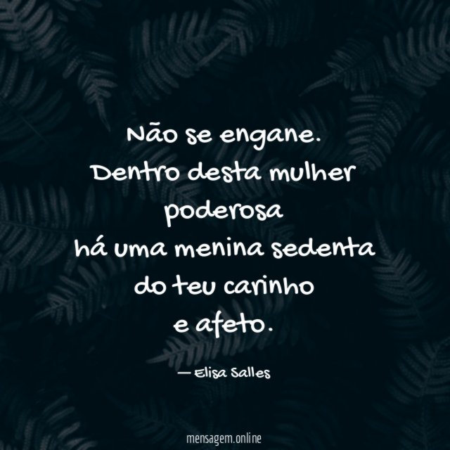 Não se engane
