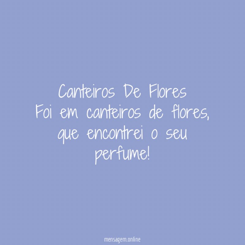 Canteiros De Flores