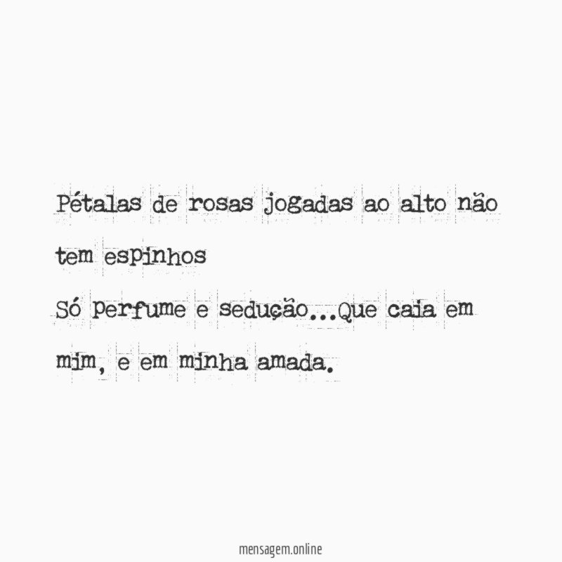 Pétalas de rosas jogadas ao alto não tem