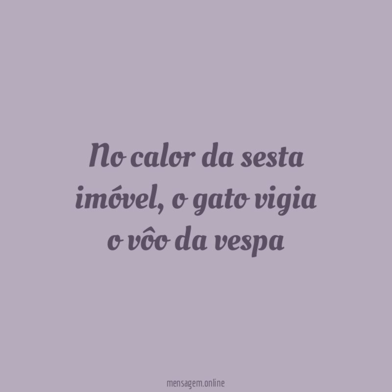 no calor da sesta imóvel