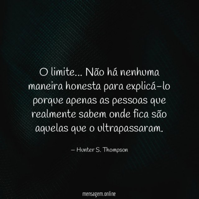 O limite