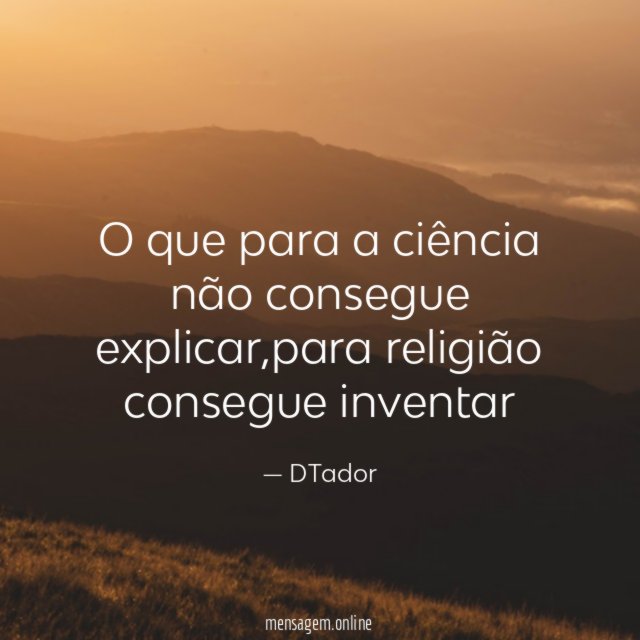 O que para a ciência não consegue explicar