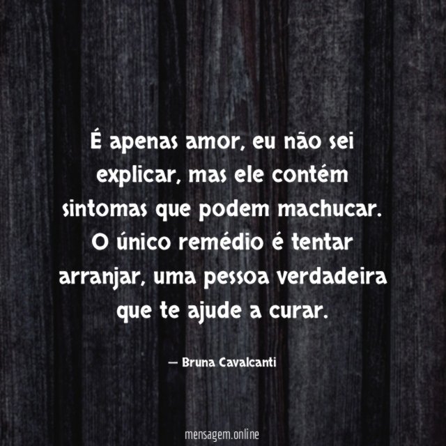 É apenas amor