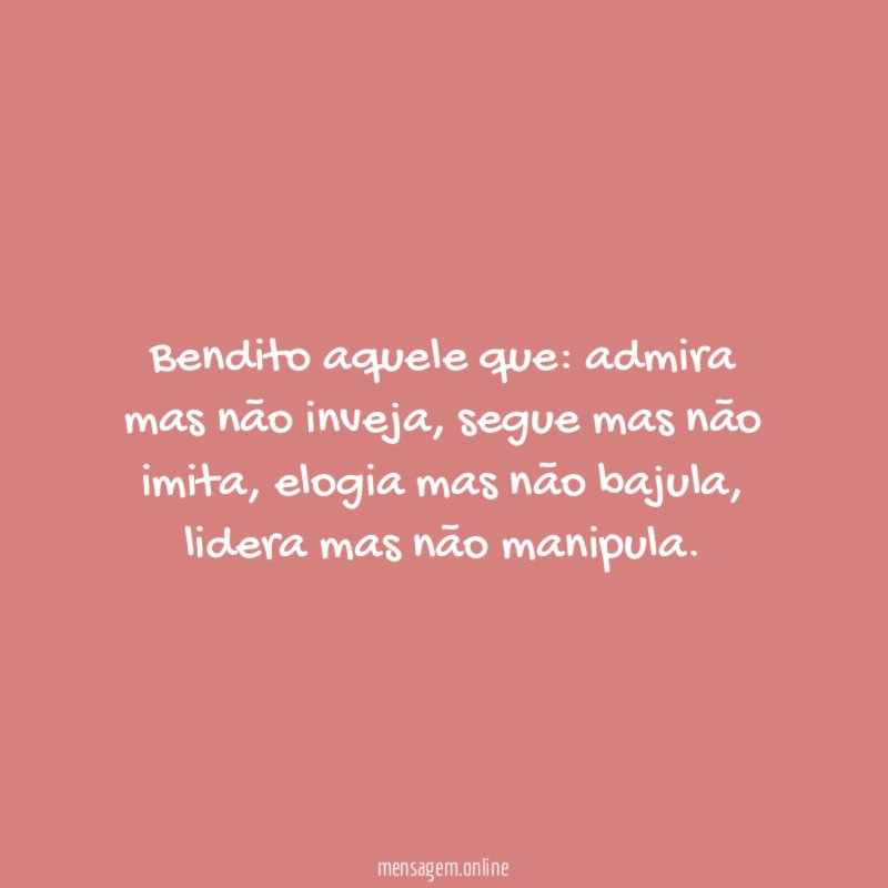 Bendito aquele que