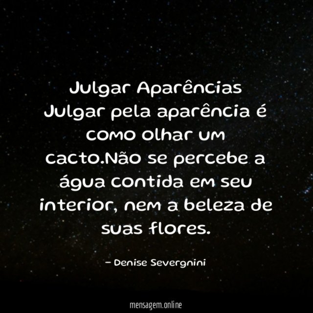 Julgar Aparências
