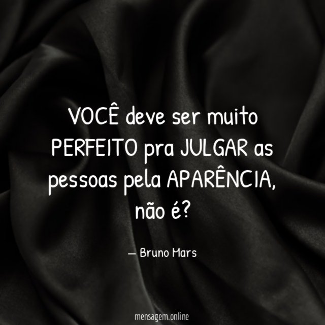 VOCÊ deve ser muito PERFEITO pra JULGAR as pessoas pela APARÊNCIA