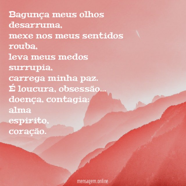 Bagunça meus olhos desarruma
