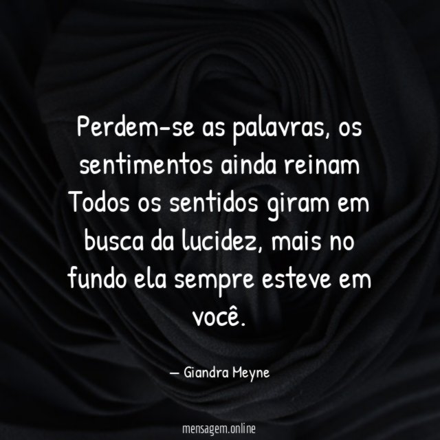 Perdem-se as palavras