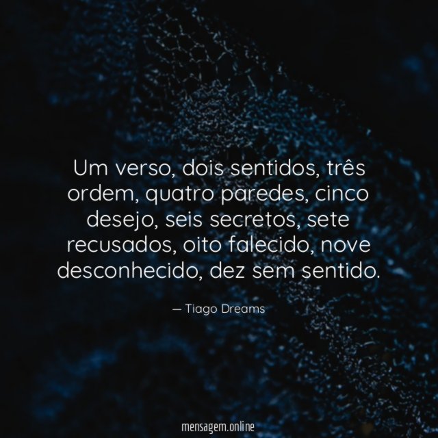 Um verso