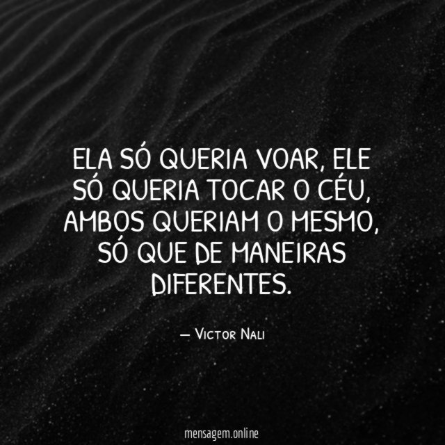 Ela só queria voar
