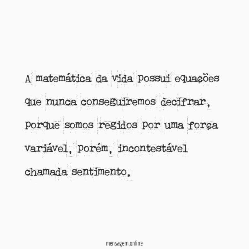 A matemática da vida possui equações que nunca conseguiremos decifrar