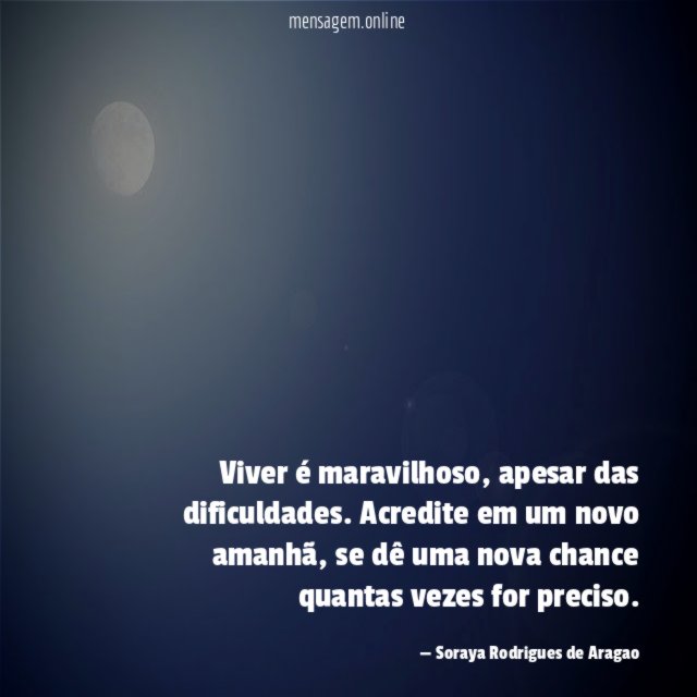 Viver é maravilhoso