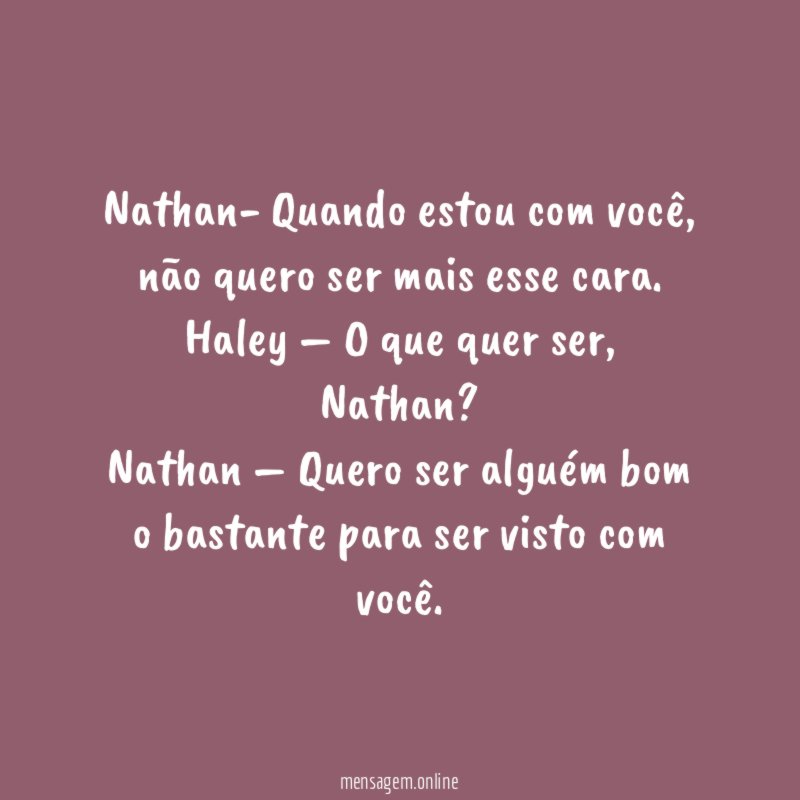 Nathan- Quando estou com você