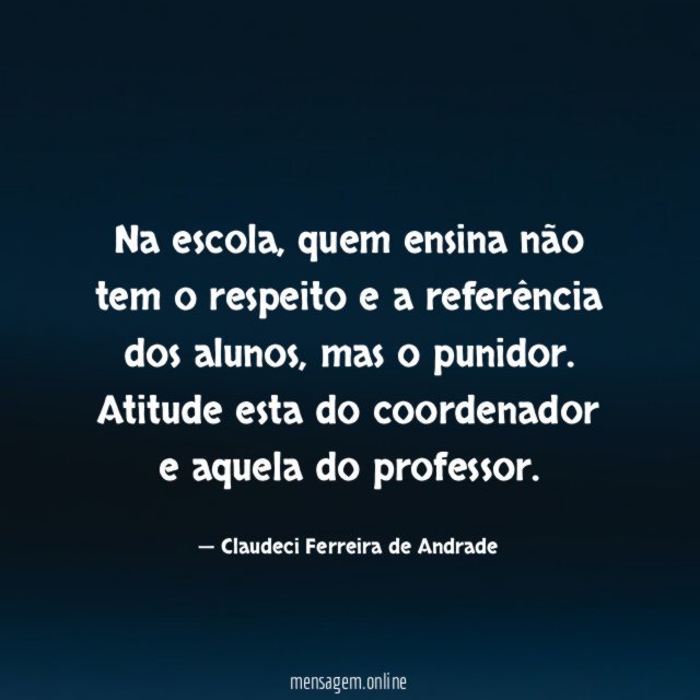 Na escola