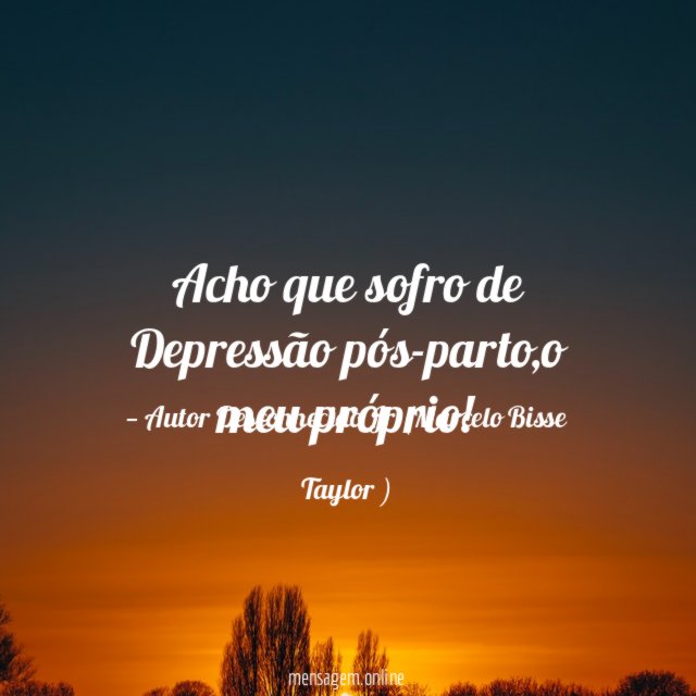 Acho que sofro de Depressão pós-parto