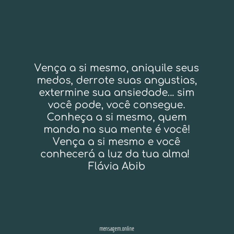 Vença a si mesmo
