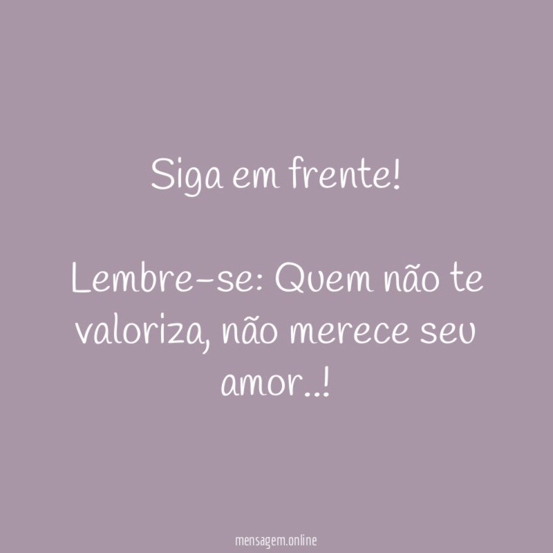 Siga em frente