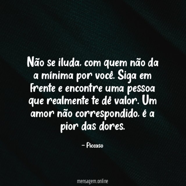 Não se iluda