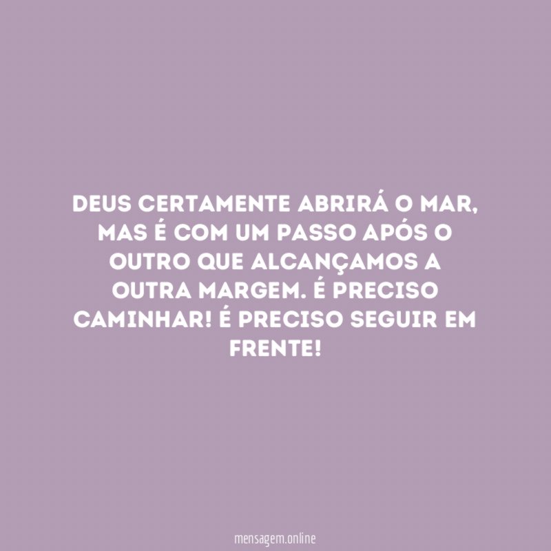 Deus certamente abrirá o Mar