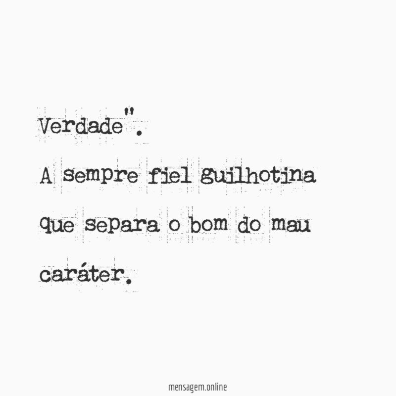 verdade"