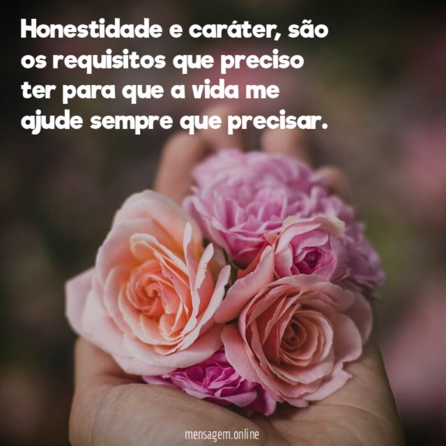 Honestidade e caráter