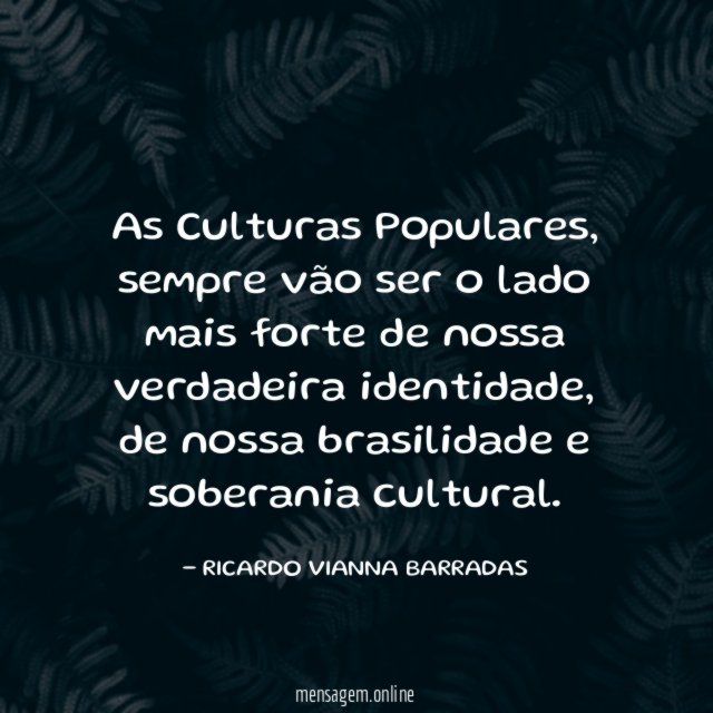 As Culturas Populares