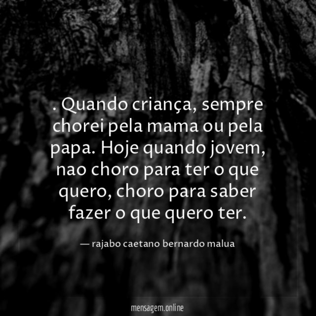 Quando criança