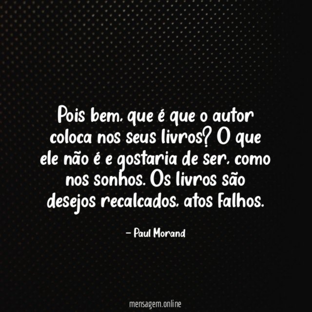 Pois bem