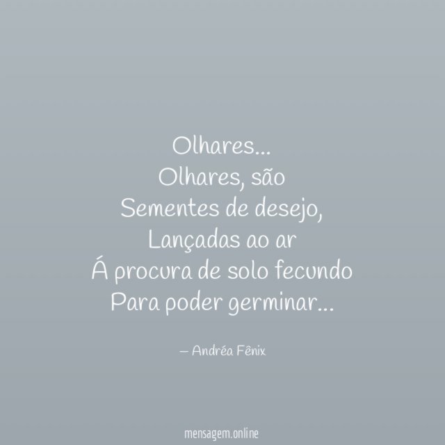 Olhares…