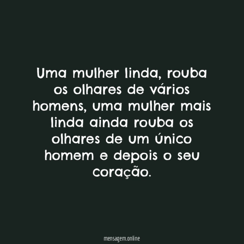 Uma mulher linda