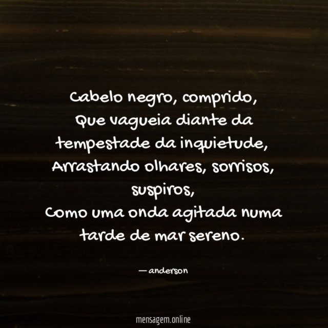 Cabelo negro