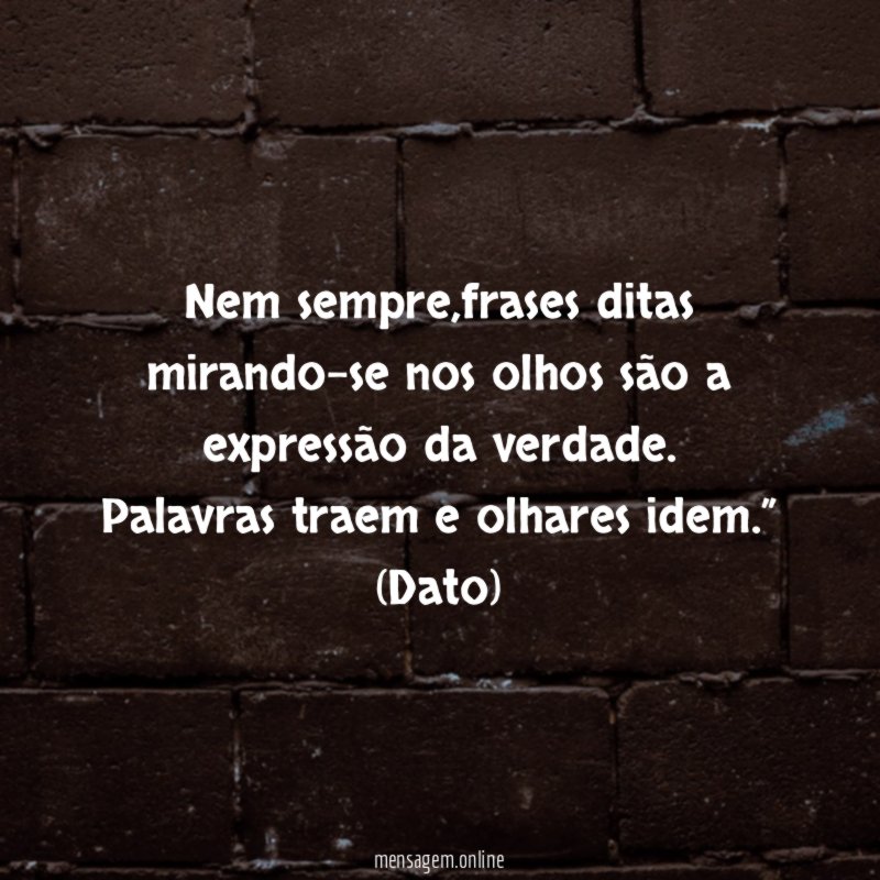 Nem sempre