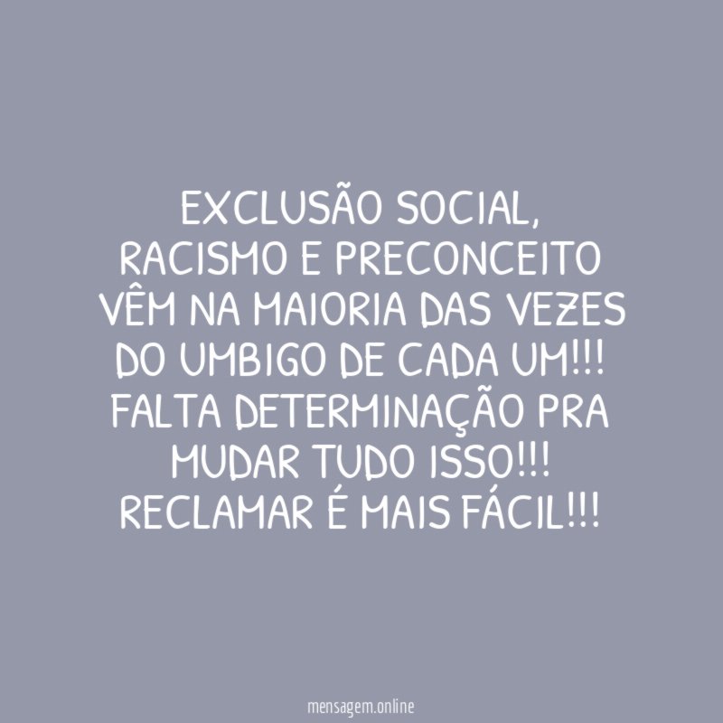 Exclusão social