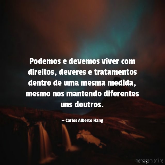Podemos e devemos viver com direitos