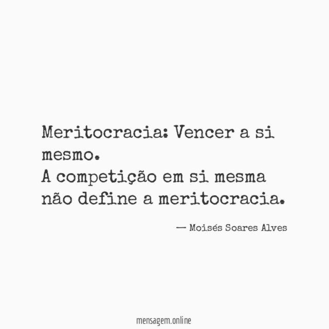 Meritocracia