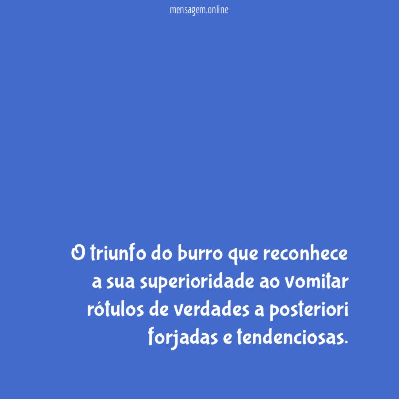 – O triunfo do burro que reconhece a