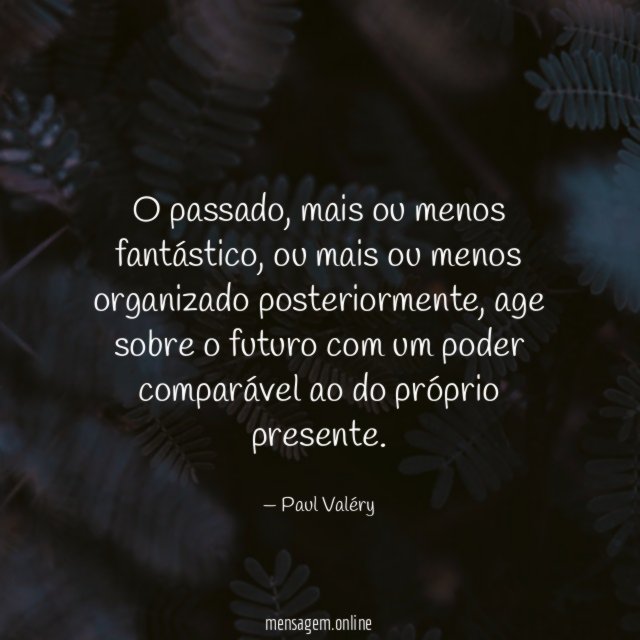O passado