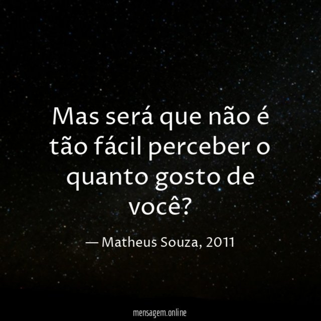 Mas será que não é tão fácil perceber