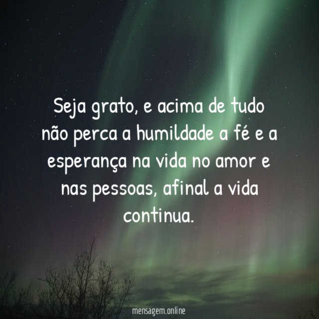 Seja grato