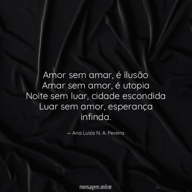 Amor sem amar