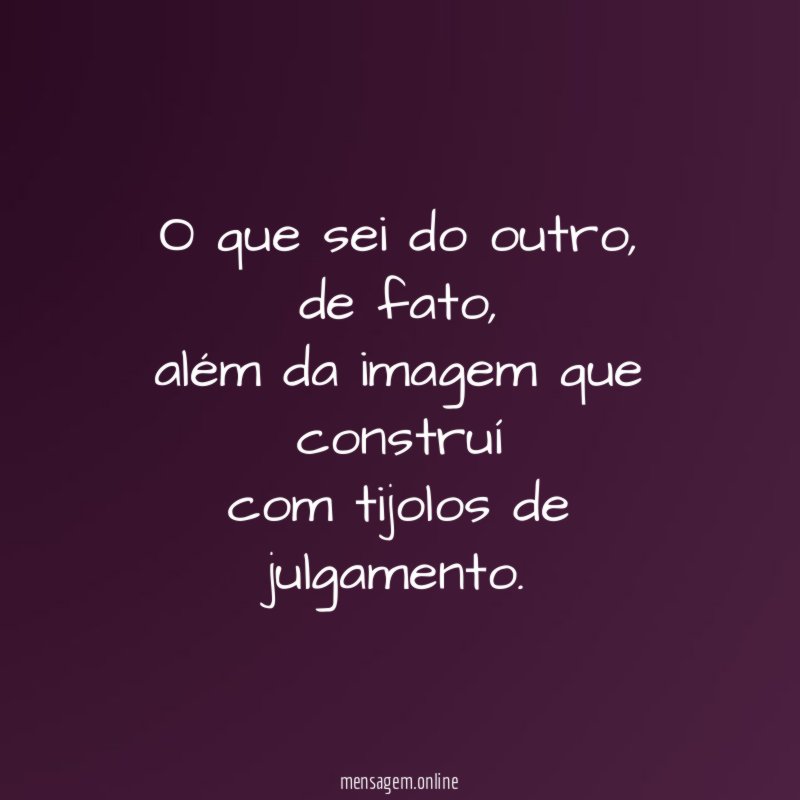 O que sei do outro