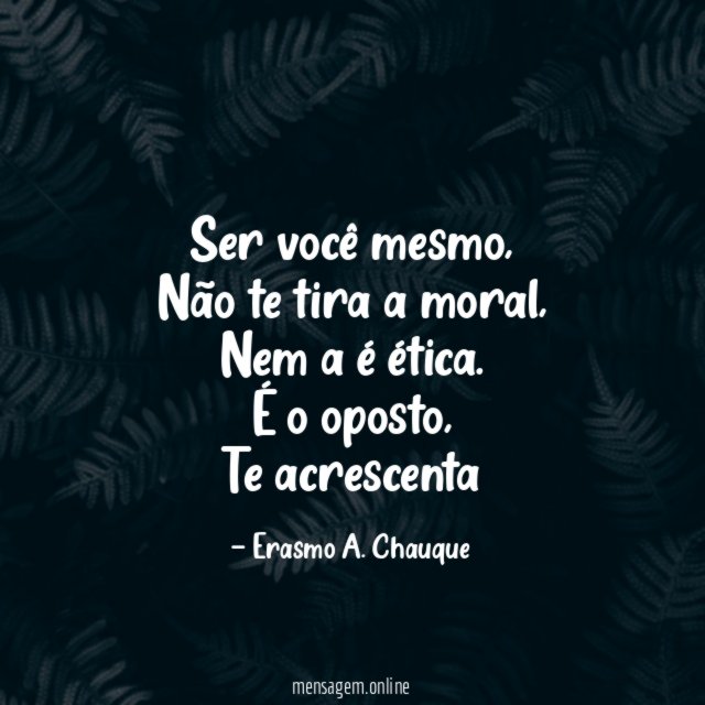 Ser você mesmo