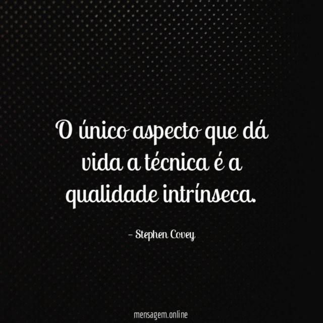 O único aspecto que dá vida a técnica