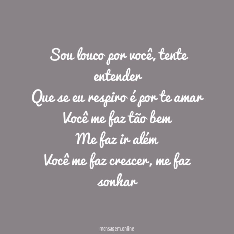 Sou louco por você