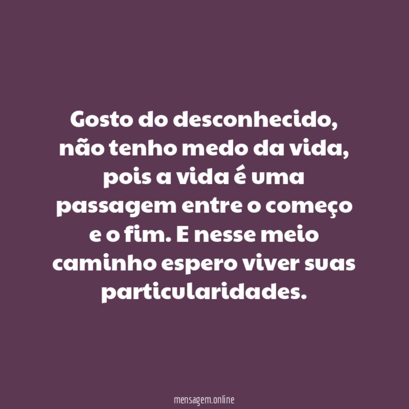 Gosto do desconhecido