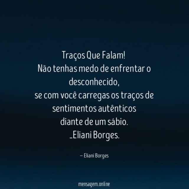 Traços Que Falam!